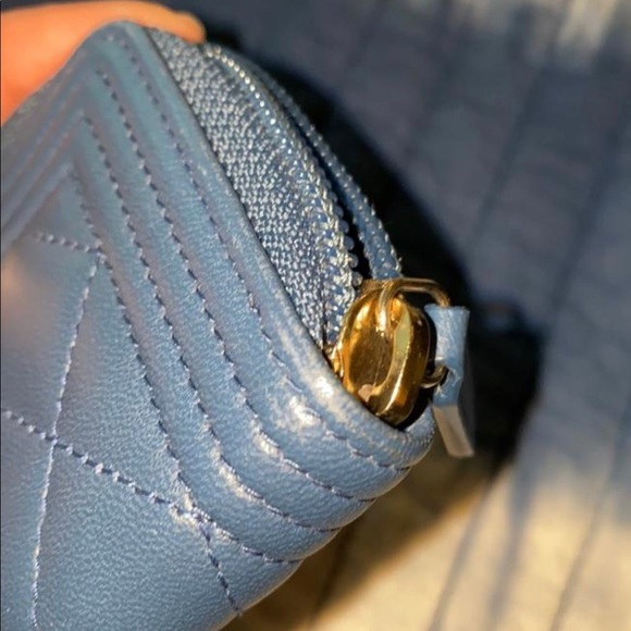 Dark Blue BoyQuilted Card Wallet - Picture 6 of 8